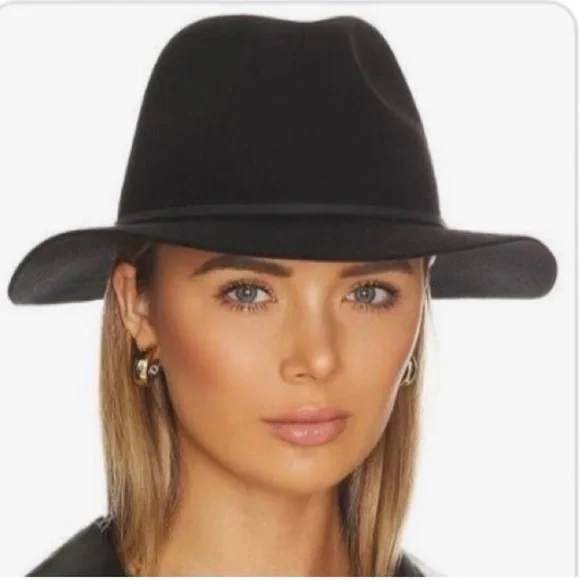 Brixton | Accessories | Brixton Wesley Fedora Wool Hat Black 